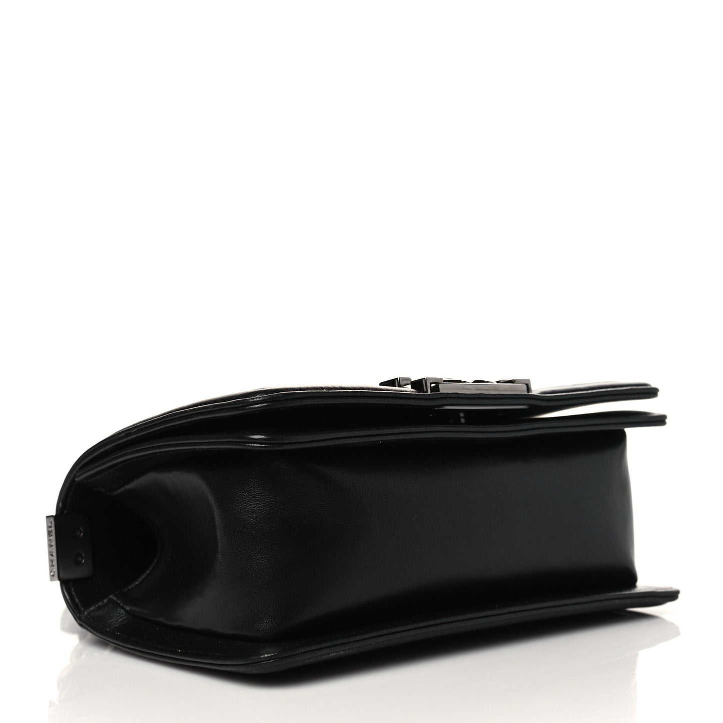 Galuchat Stingray Small Boy Flap Black Silver