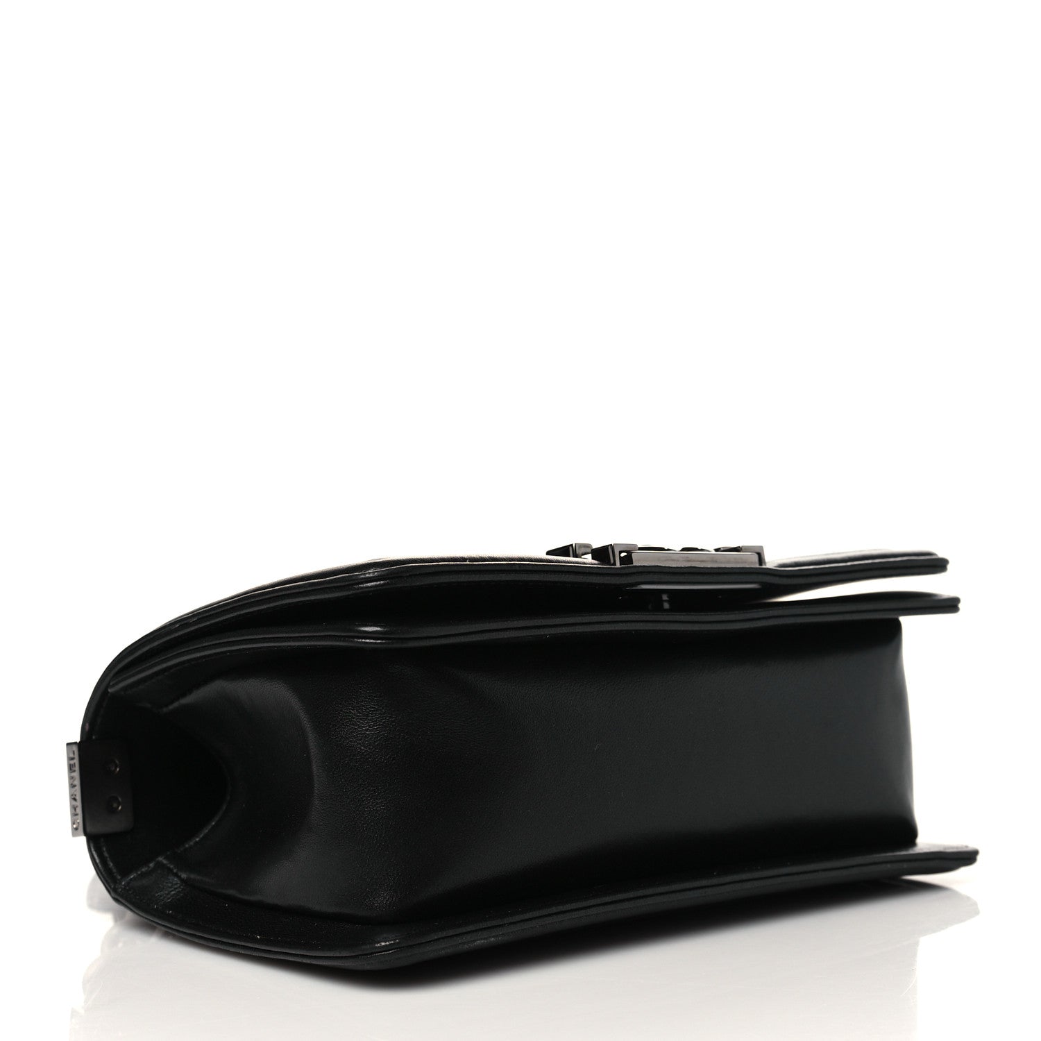 Chanel Galuchat Stingray Small Boy Flap Black Silver 3 of 9