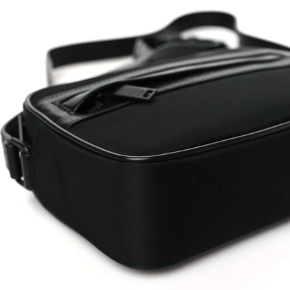 Saint Laurent Lambskin Nylon Small Camp Camera Bag Black 8 of 9