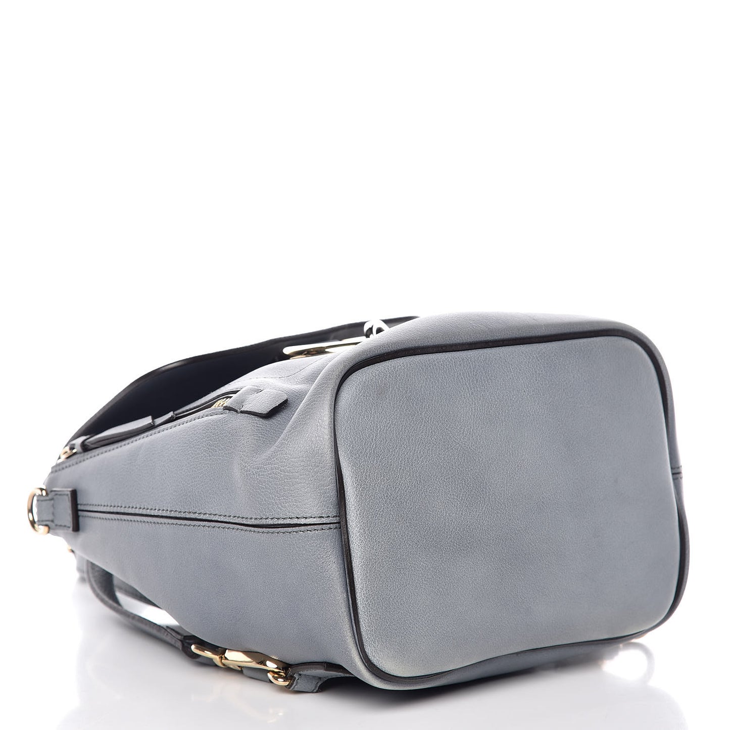 Suede Calfskin Small Faye Backpack Cloudy Blue