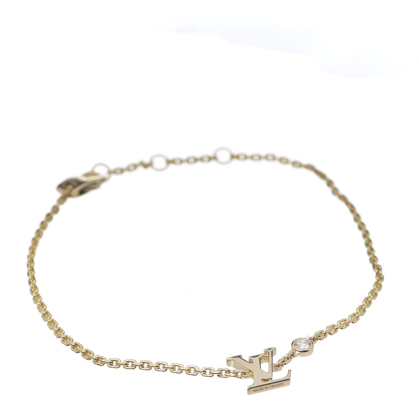 18K Yellow Gold Diamond Idylle Blossom LV Bracelet