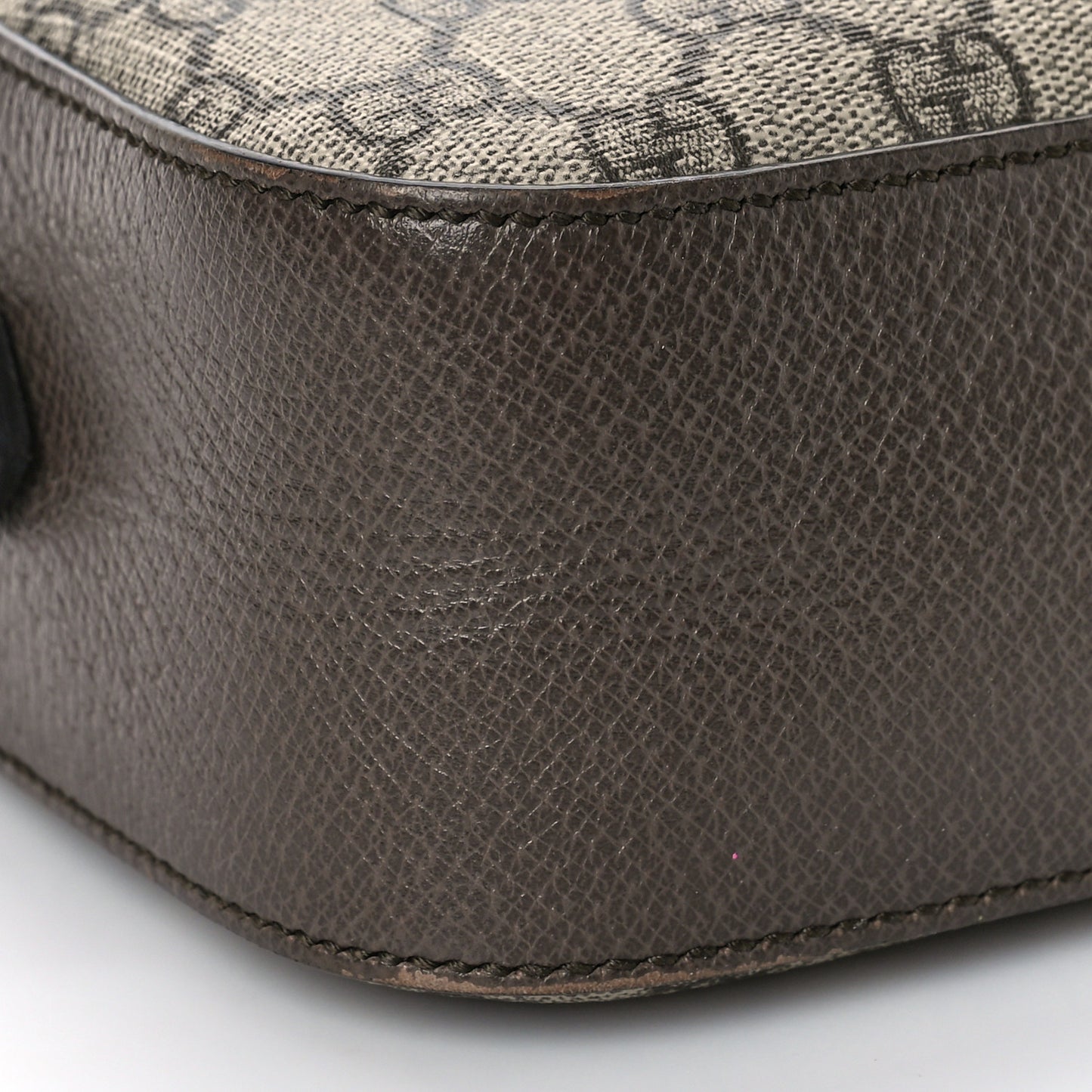 GG Supreme Monogram Web Neo Vintage Shoulder Bag Beige New Acero Crop