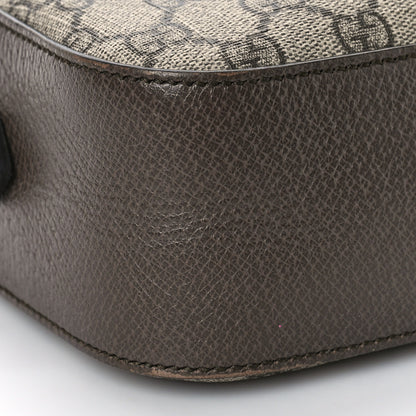 Gucci GG Supreme Monogram Web Neo Vintage Shoulder Bag Beige New Acero Crop 8 of 9