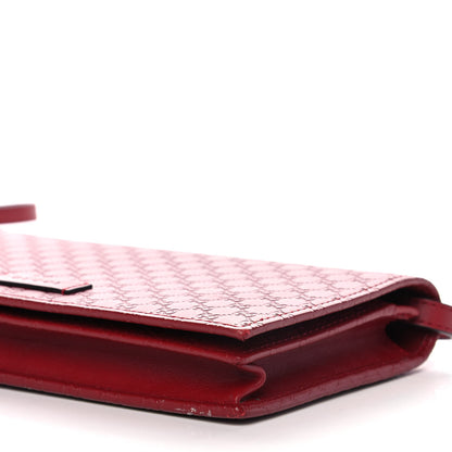 Gucci Microguccissima Crossbody Wallet Red 9 of 13