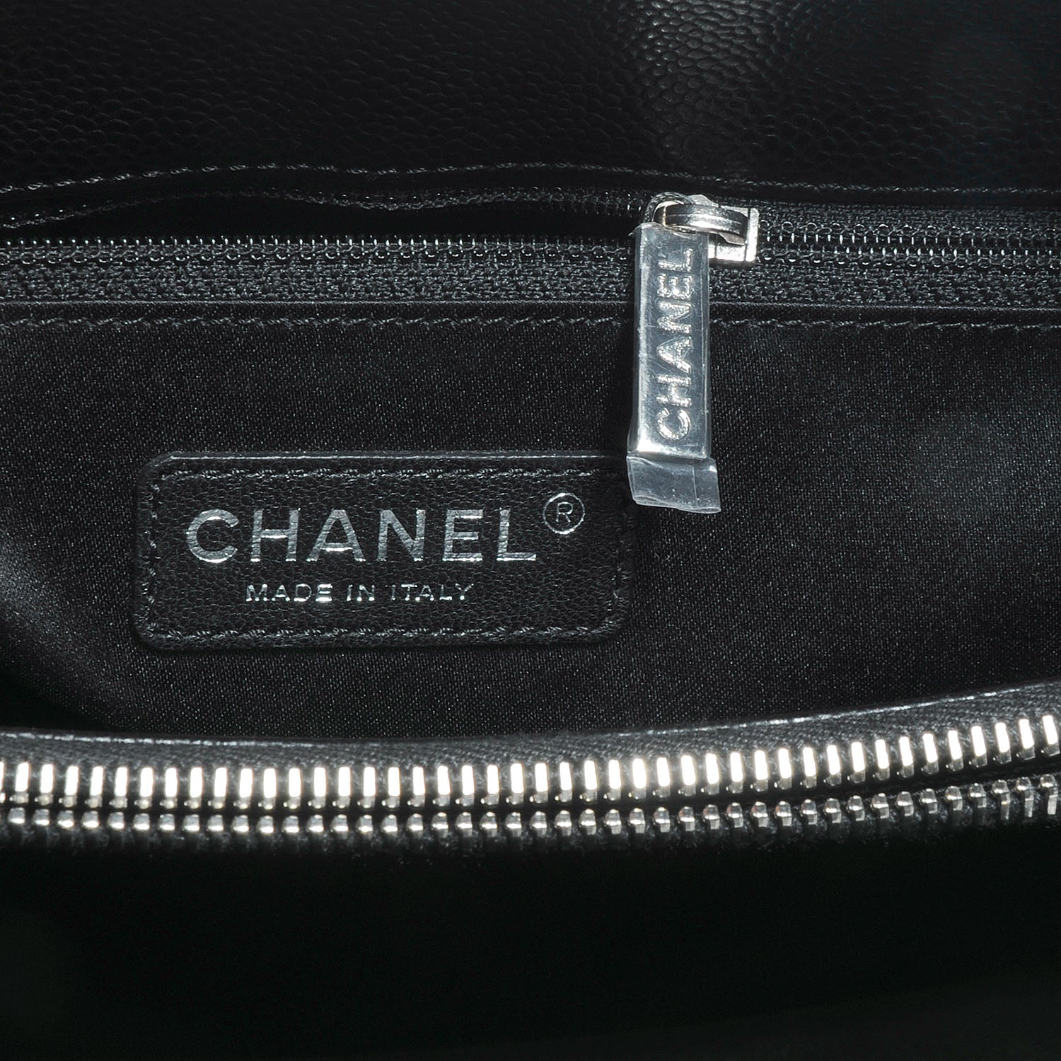 Chanel Caviar Grand Shopping Tote GST Black 6 of 7