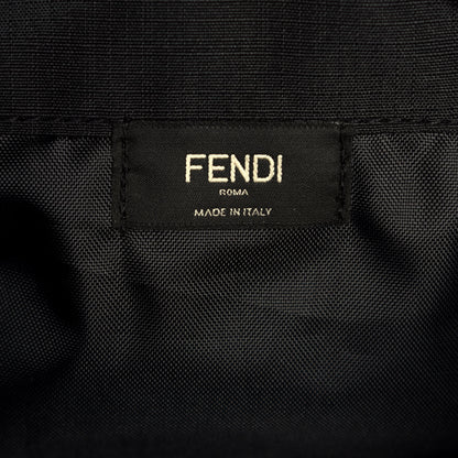 Fendi X SARAH COLEMAN Fabric Jacquard FF Vertigo Ferrino Ripstop Backpack Tobacco Moro Black 5 of 10