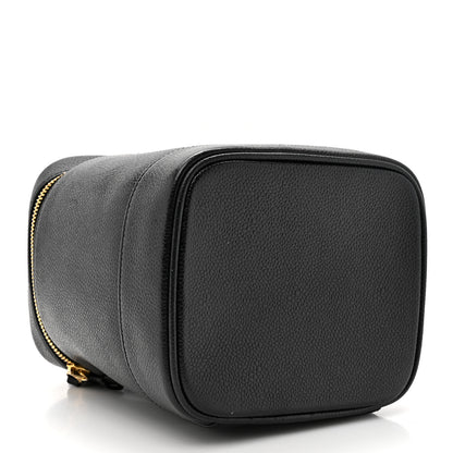 Chanel Caviar Vanity Cosmetic Case Black 4 of 11
