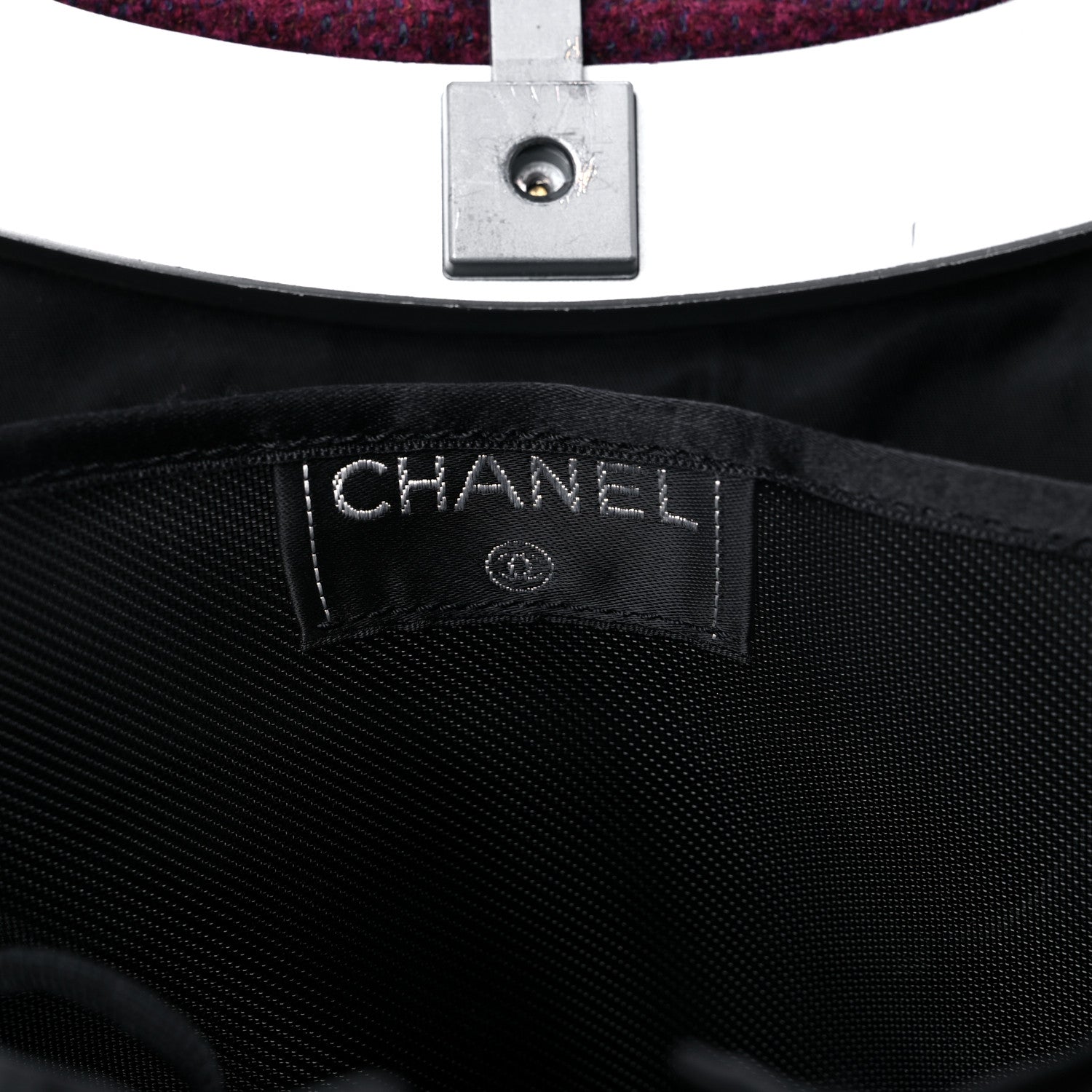 Chanel Jersey Millennium 2005 Hard Case Crossbody Bag Purple 6 of 13
