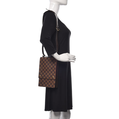 Louis Vuitton Damier Ebene Portobello Travel Shoulder Bag 2 of 13