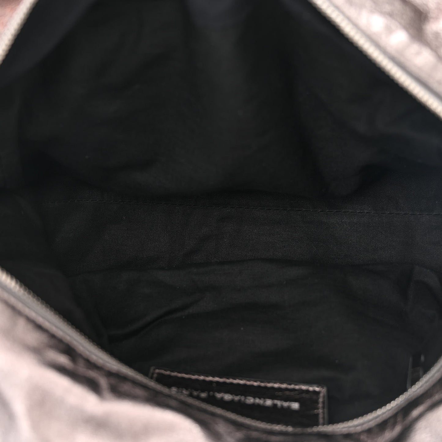 Agneau Classic Hardware Box Bag Metallic