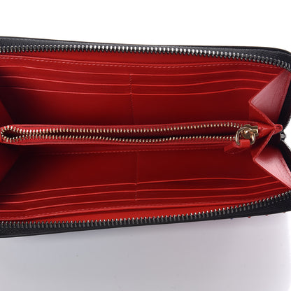 Christian Louboutin Patent Scarabe Spikes Panettone Zip Around Wallet Rose Digitale 5 of 14