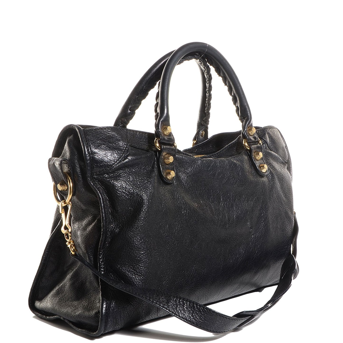 Agneau Giant 12 Gold Hardware City Black