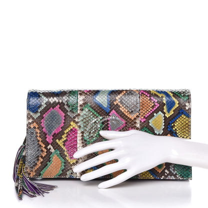 Gucci Python Medium Soho Clutch Multicolor 2 of 7