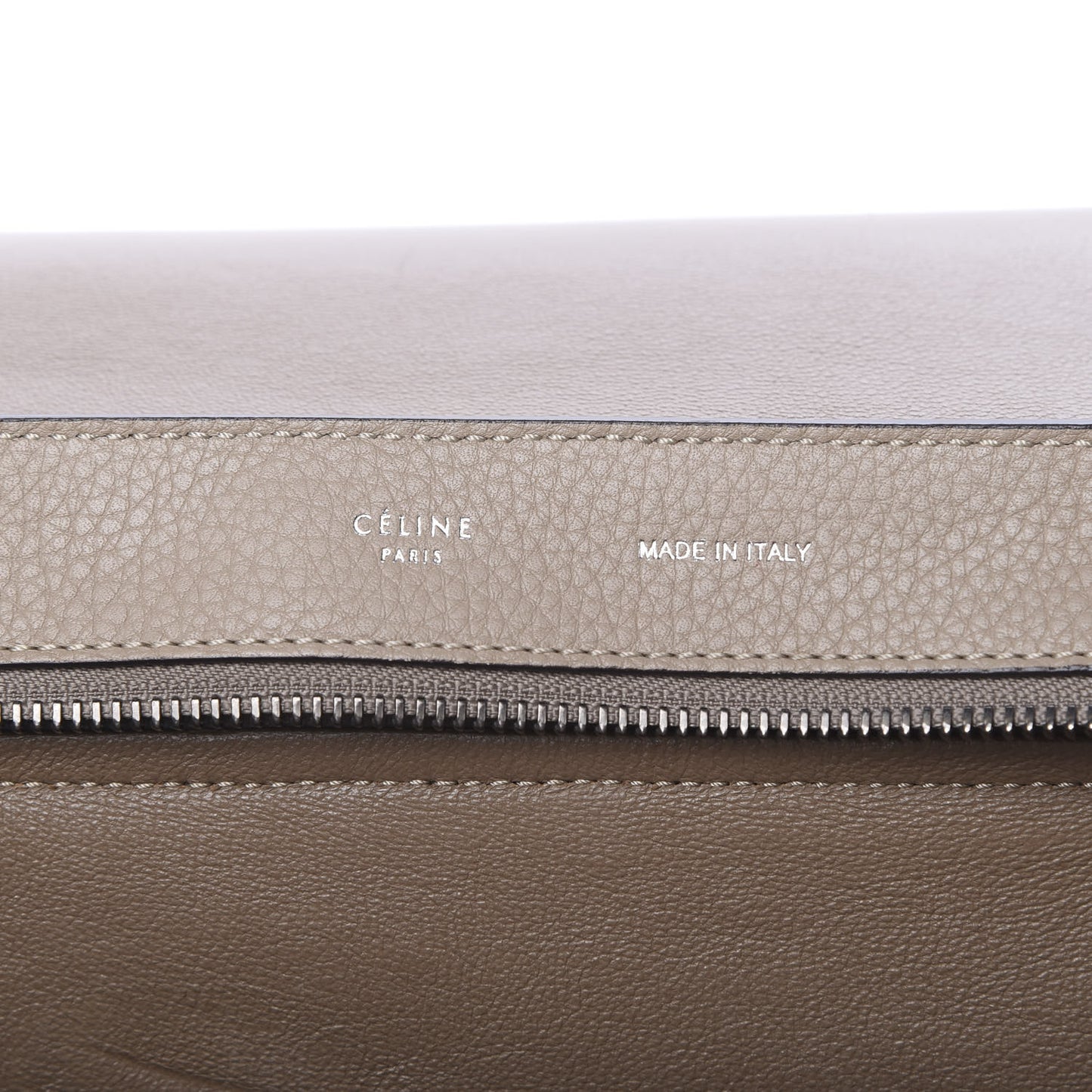 Drummed Calfskin Suede Medium Trapeze Dune