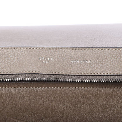 Celine Drummed Calfskin Suede Medium Trapeze Dune 5 of 17