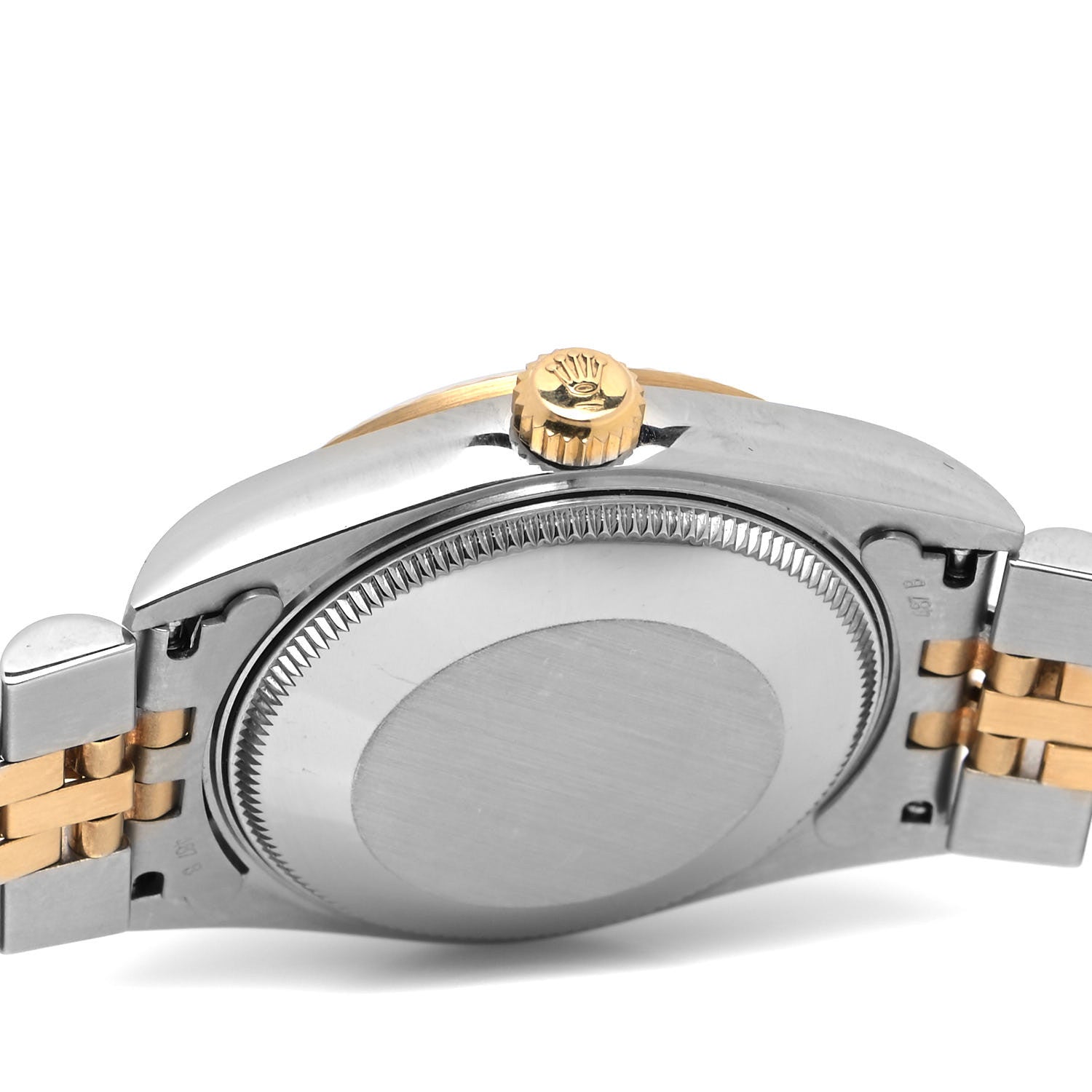 Rolex Stainless Steel 18K Yellow Gold 31mm Oyster Perpetual Datejust Watch Champagne Roman 78273 4 of 4