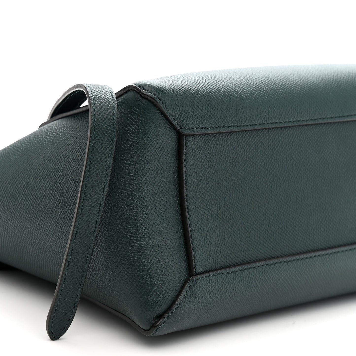 Grained Calfskin Micro Belt Bag Amazone