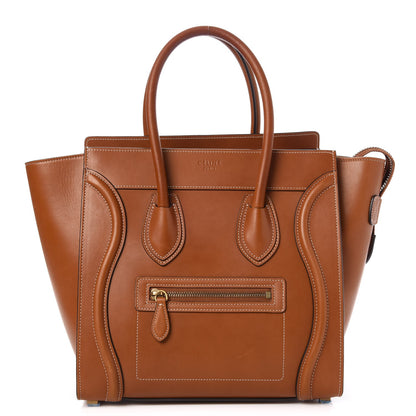 Celine Natural Calfskin Micro Luggage Tan 1 of 8