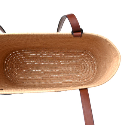 Loewe Raffia Small Square Basket Tote Bag Natural Tan 4 of 9