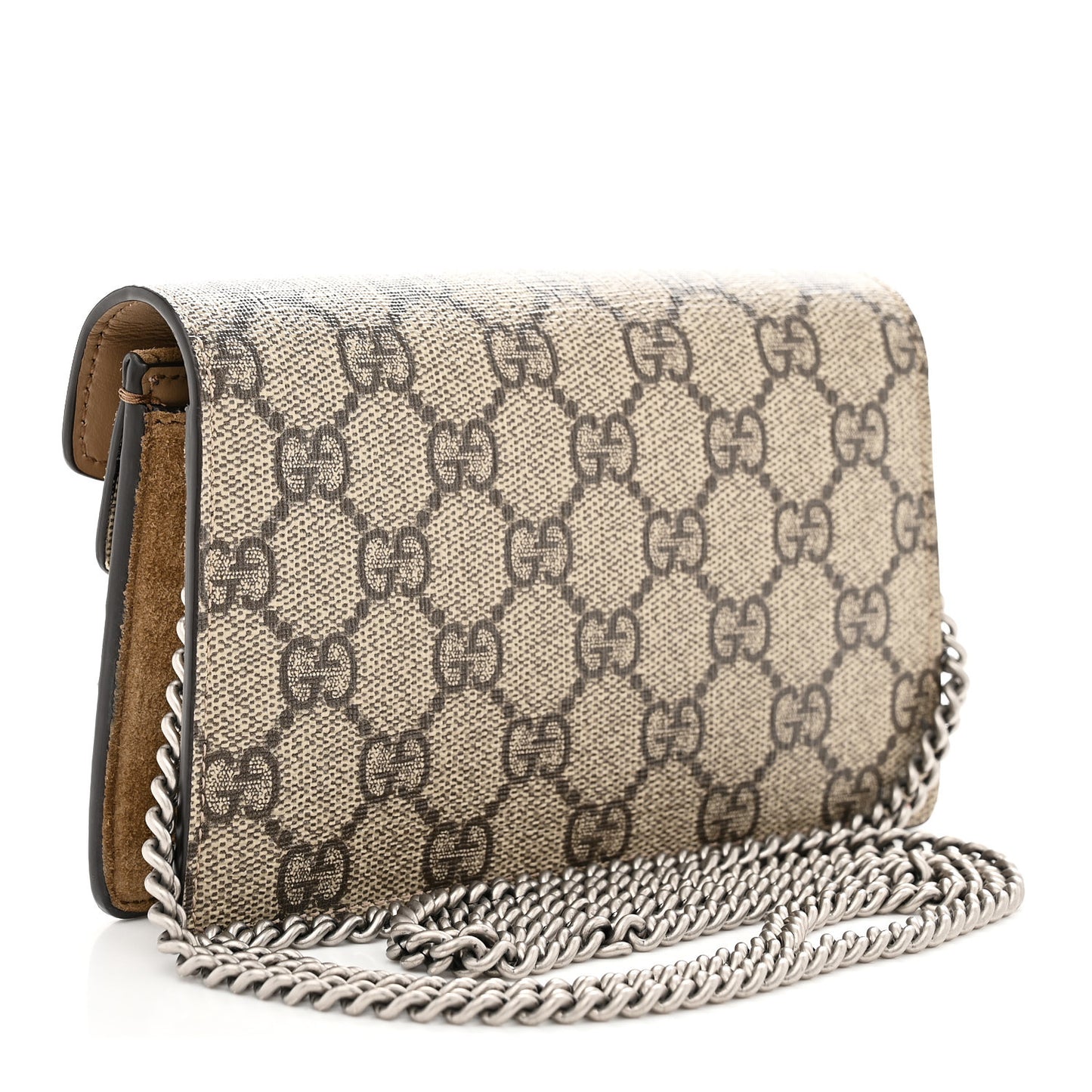 GG Supreme Monogram Super Mini Dionysus Shoulder Bag Taupe
