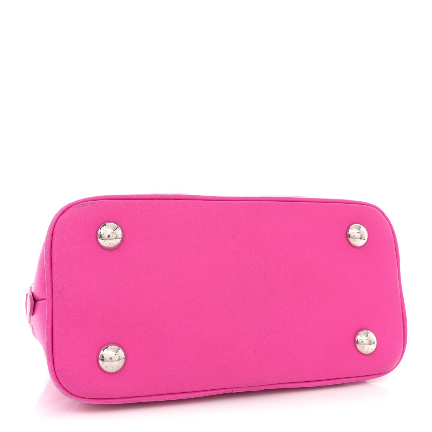 Louis Vuitton Calfskin Bubblegram Alma BB Rose Miami 4 of 15