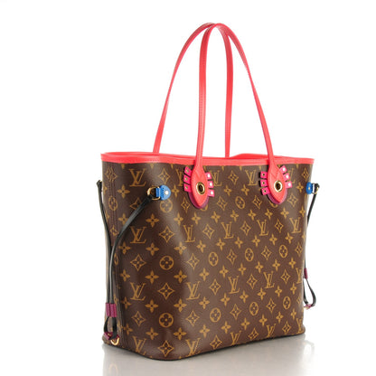 Louis Vuitton Monogram Totem Neo Neverfull MM Flamingo 4 of 8