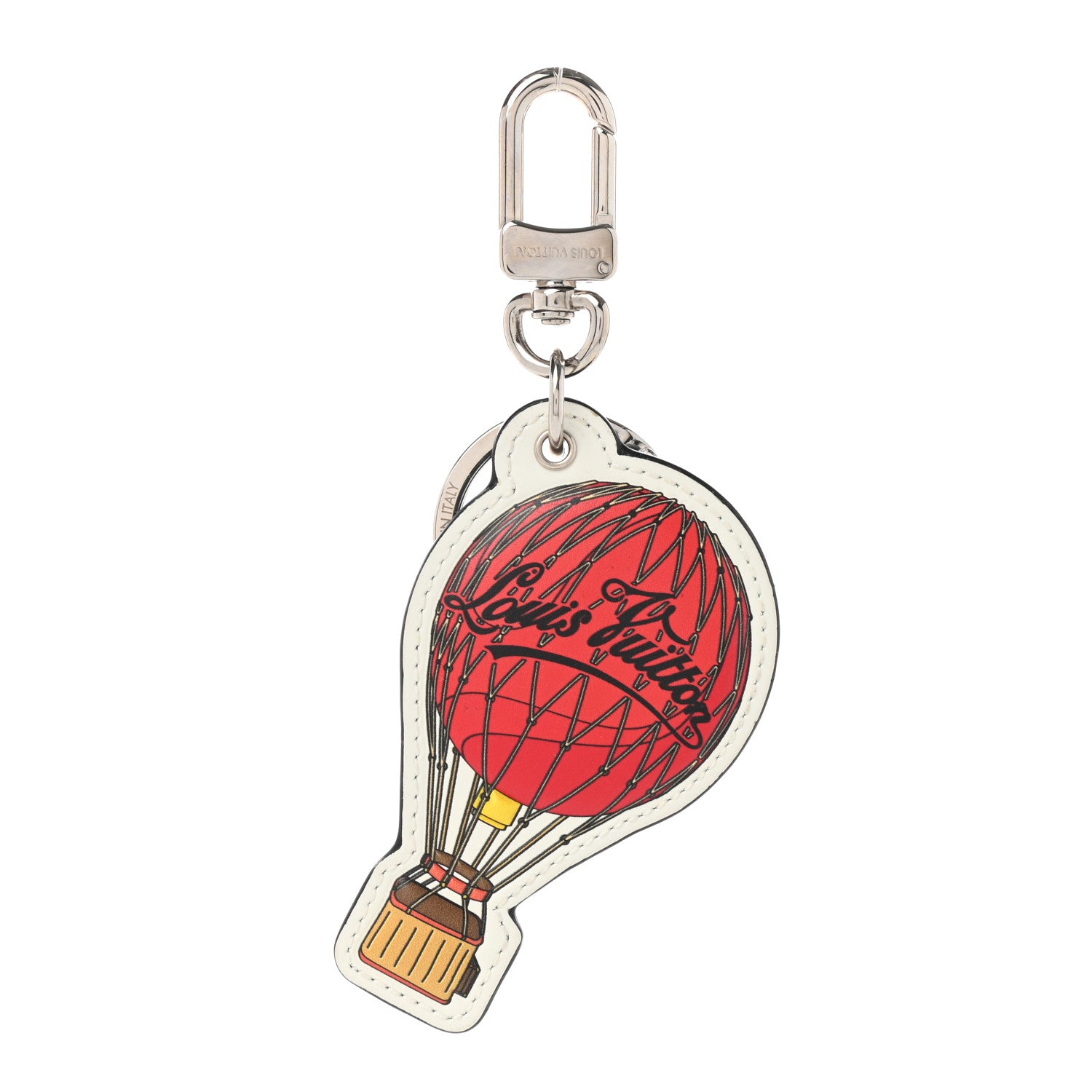 Louis Vuitton Damier Graphite Map Illustre Balloon Bag Charm Key Holder 1 of 4
