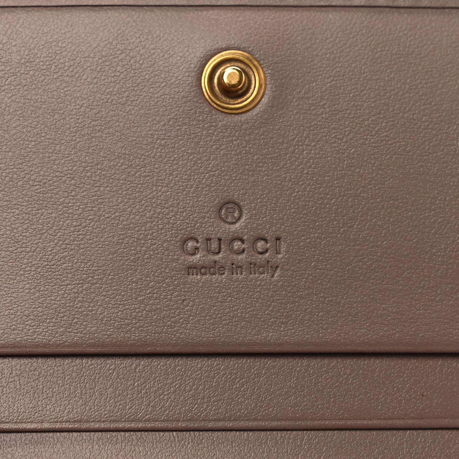 Gucci Calfskin Matelasse GG Marmont Card Case Wallet Porcelain Rose 6 of 7