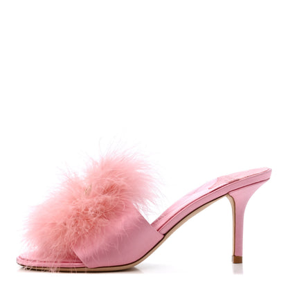 Louis Vuitton Fur Crystal LV Marilyn Mule 38 Rose 1 of 12