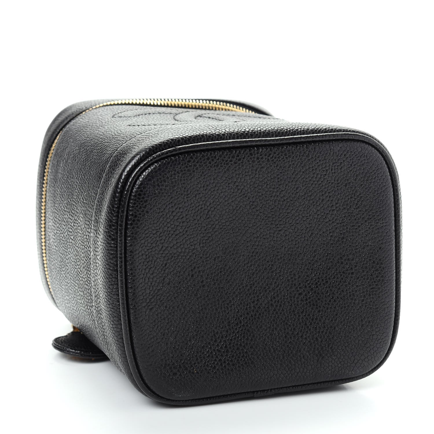 Chanel Caviar Cosmetic Vanity Bag Black 4 of 9
