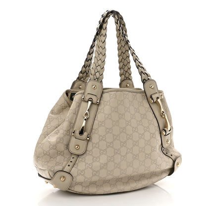 Gucci Guccissima Small Pelham Shoulder Bag Off White 3 of 14