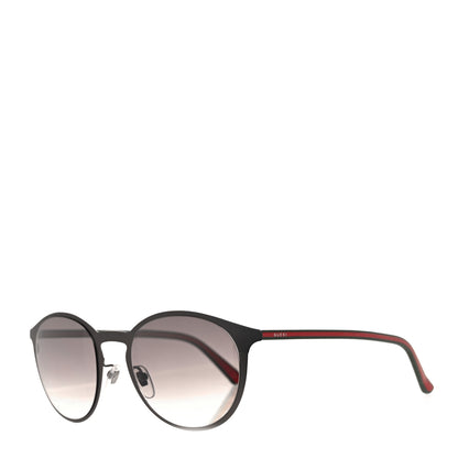 Gucci Acetate Round Web GG0504S Sunglasses Black Red Green 1 of 6