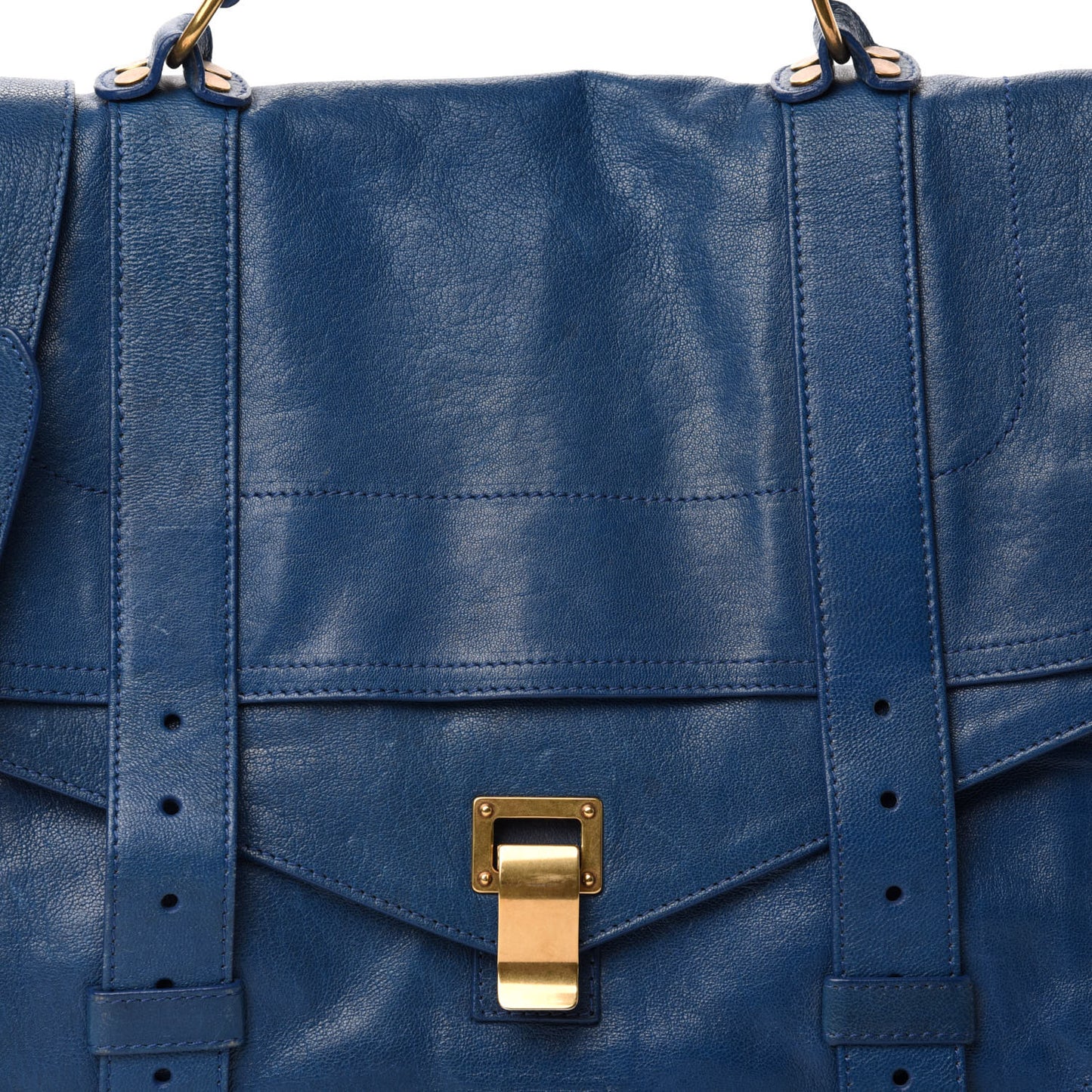 Lambskin Large PS1 Satchel Royal Blue