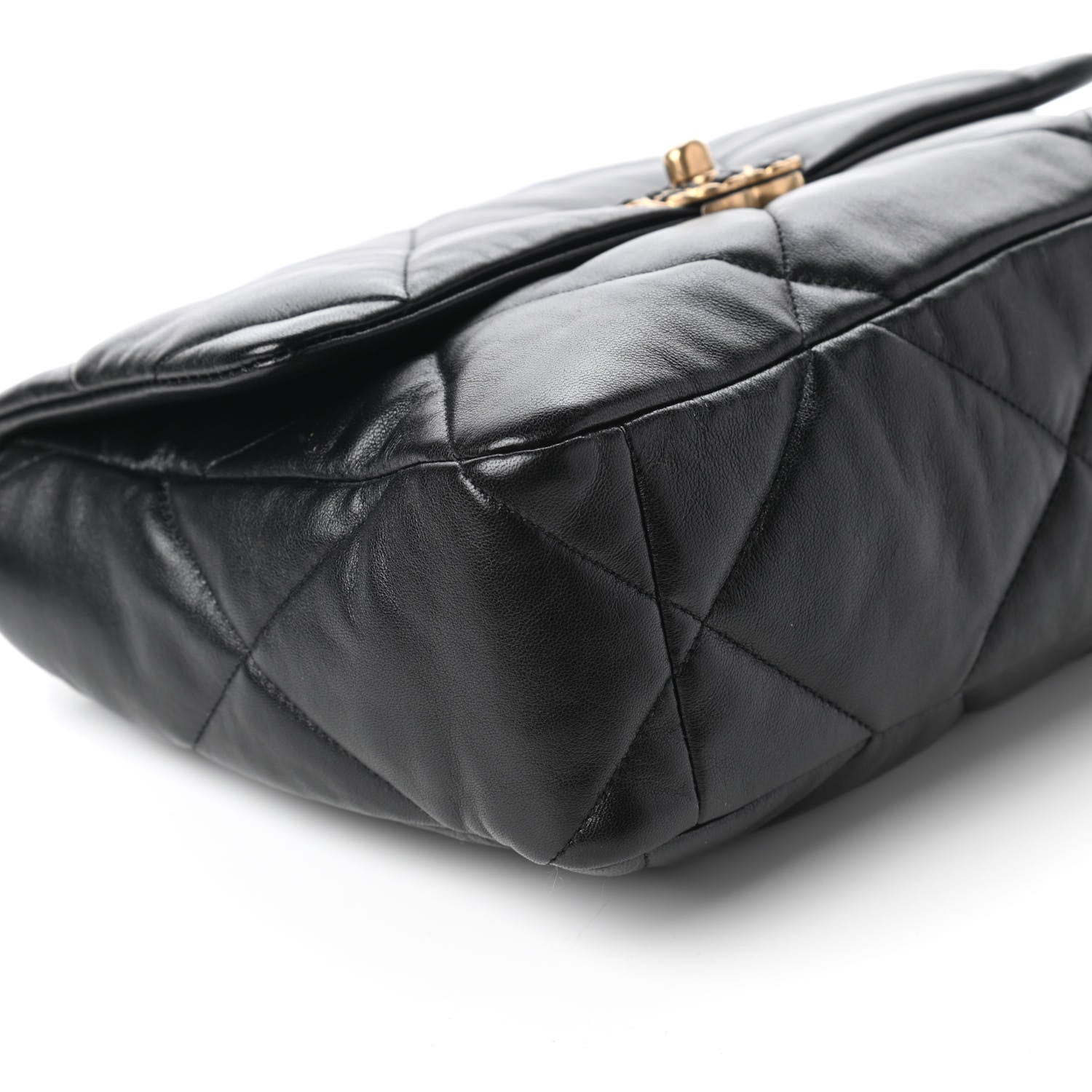 Chanel Lambskin Quilted Large Chanel 19 Flap Black 6 of 11