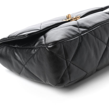 Chanel Lambskin Quilted Large Chanel 19 Flap Black 6 of 11