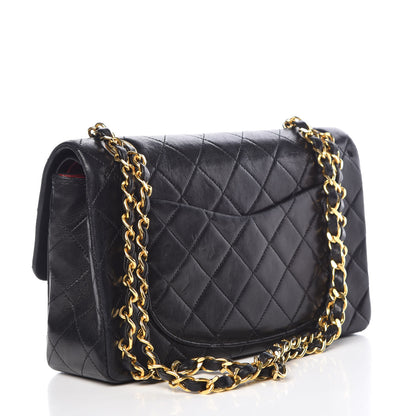 Chanel Lambskin Quilted Small Double Flap Black 4 of 13