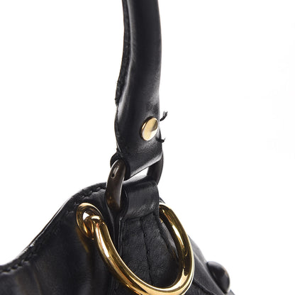 Gucci Calfskin Suede Fringe Large Babouska Tote Black 21 of 21