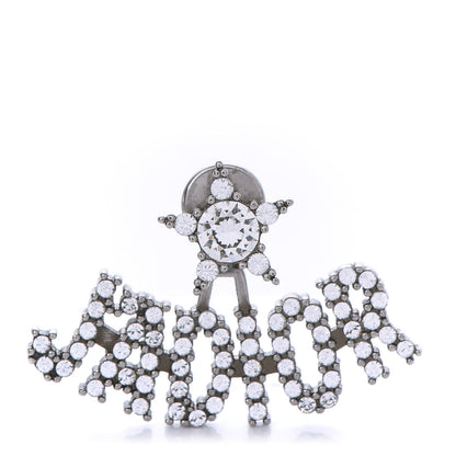 Christian Dior Palladium Crystal J'adior Earring 1 of 5