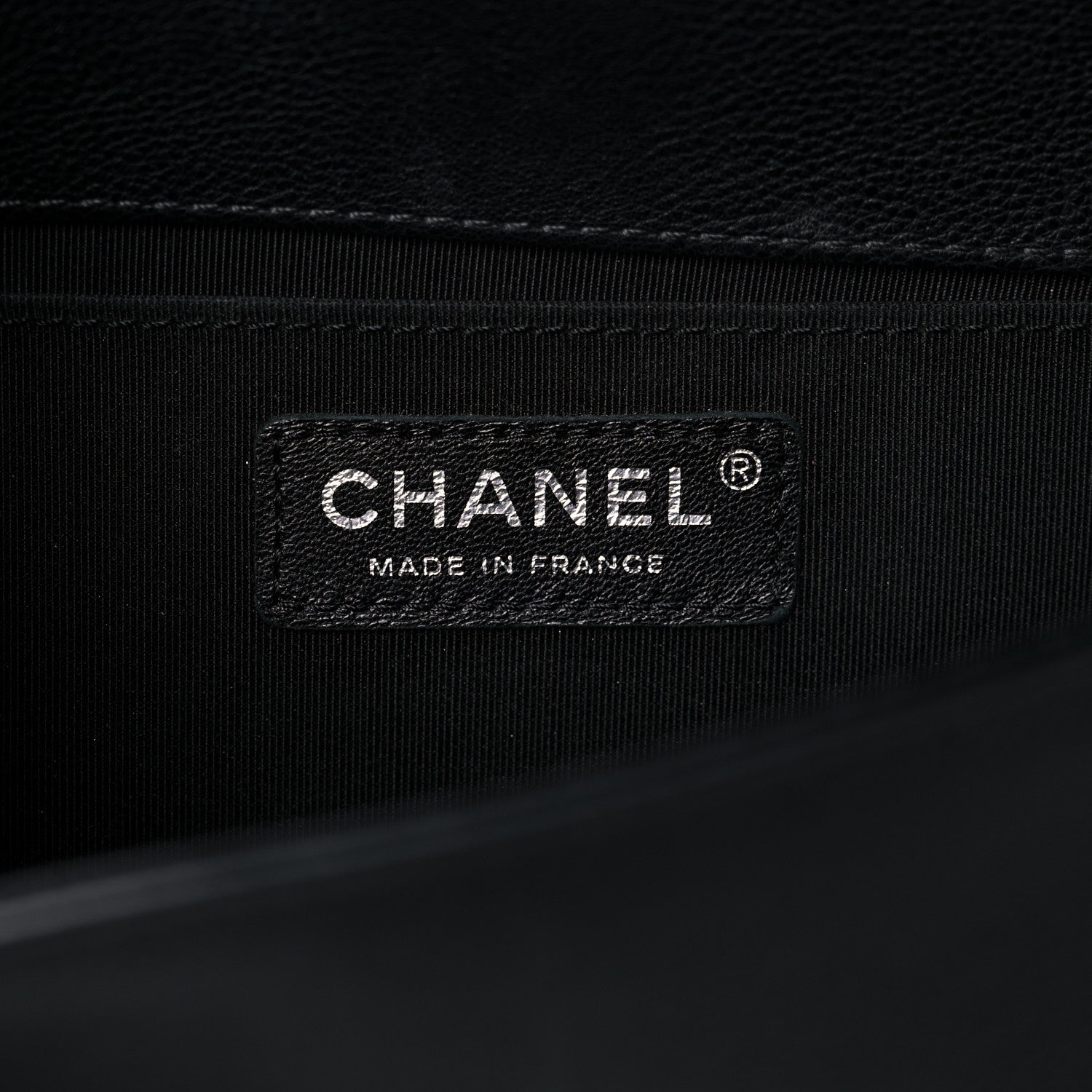 Chanel Calfskin Quilted Medium Boy Flap Black 6 of 14