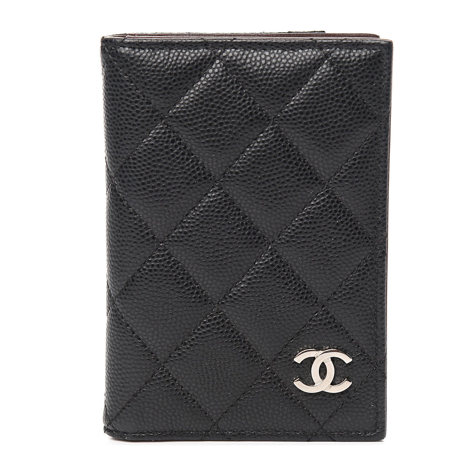 Chanel Caviar Quilted Card Holder Wallet Black 1 of 7