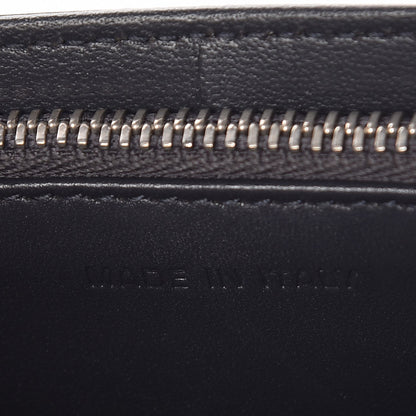Christian Dior Metallic Patent Micro-Cannage Diorama Wallet on Chain Pouch Silver 7 of 8
