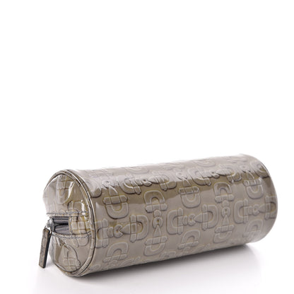 Gucci Patent Horsebit Embossed Small Cosmetic Case Green 4 of 7