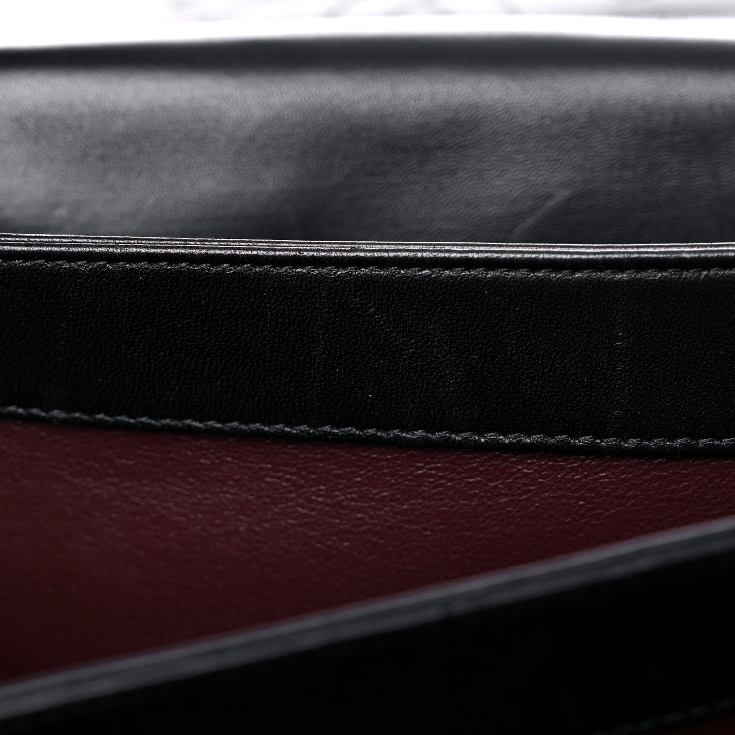 Lambskin Quilted Large Trendy CC Dual Handle Flap Bag Black