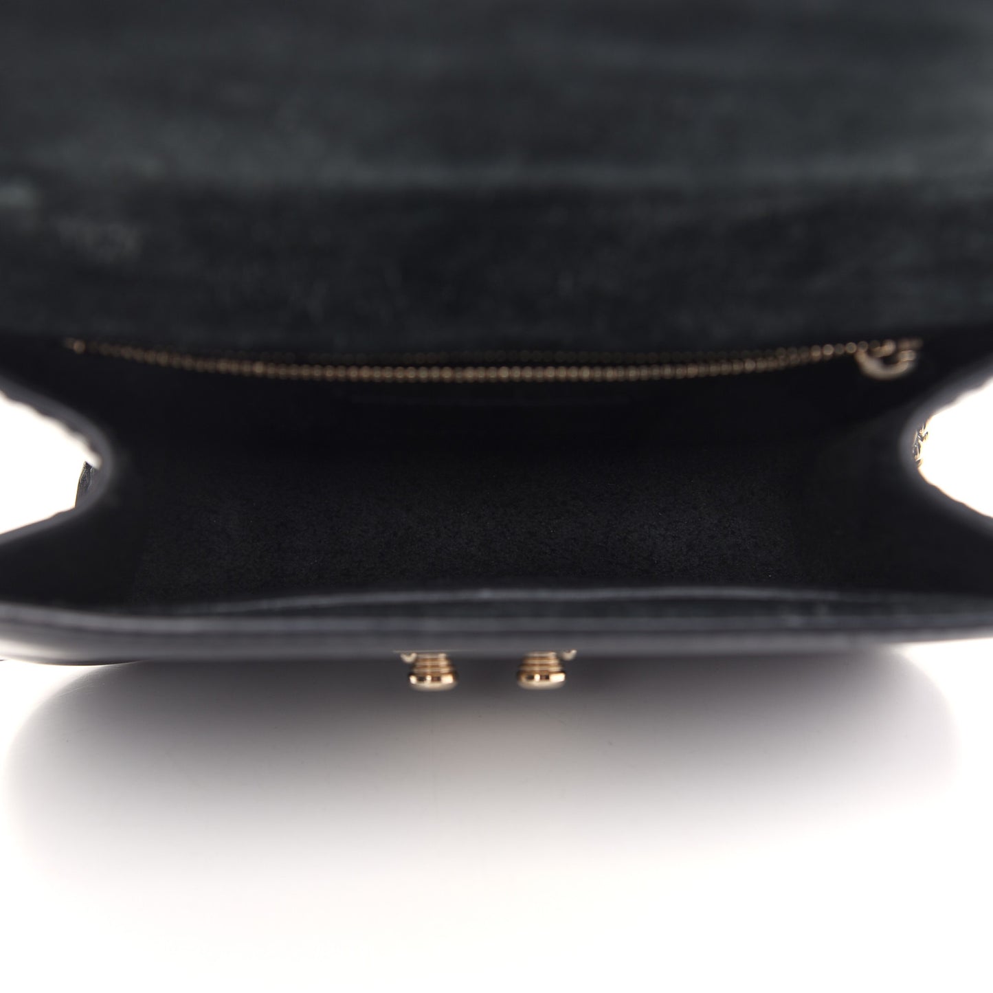 Vitello Beaded Small Glam Lock Rockstud Flap Black Multicolor