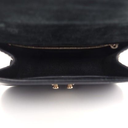 Valentino Garavani Vitello Beaded Small Glam Lock Rockstud Flap Black Multicolor 8 of 11