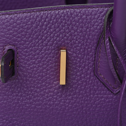Hermes Togo Birkin 30 Ultraviolet 21 of 33