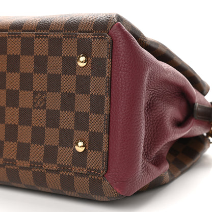 Louis Vuitton Cuir Taurillon Damier Ebene Normandy Bordeaux 12 of 13