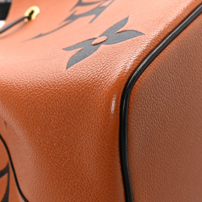 Louis Vuitton Empreinte Monogram Giant Crafty Neonoe MM Caramel Black 11 of 12