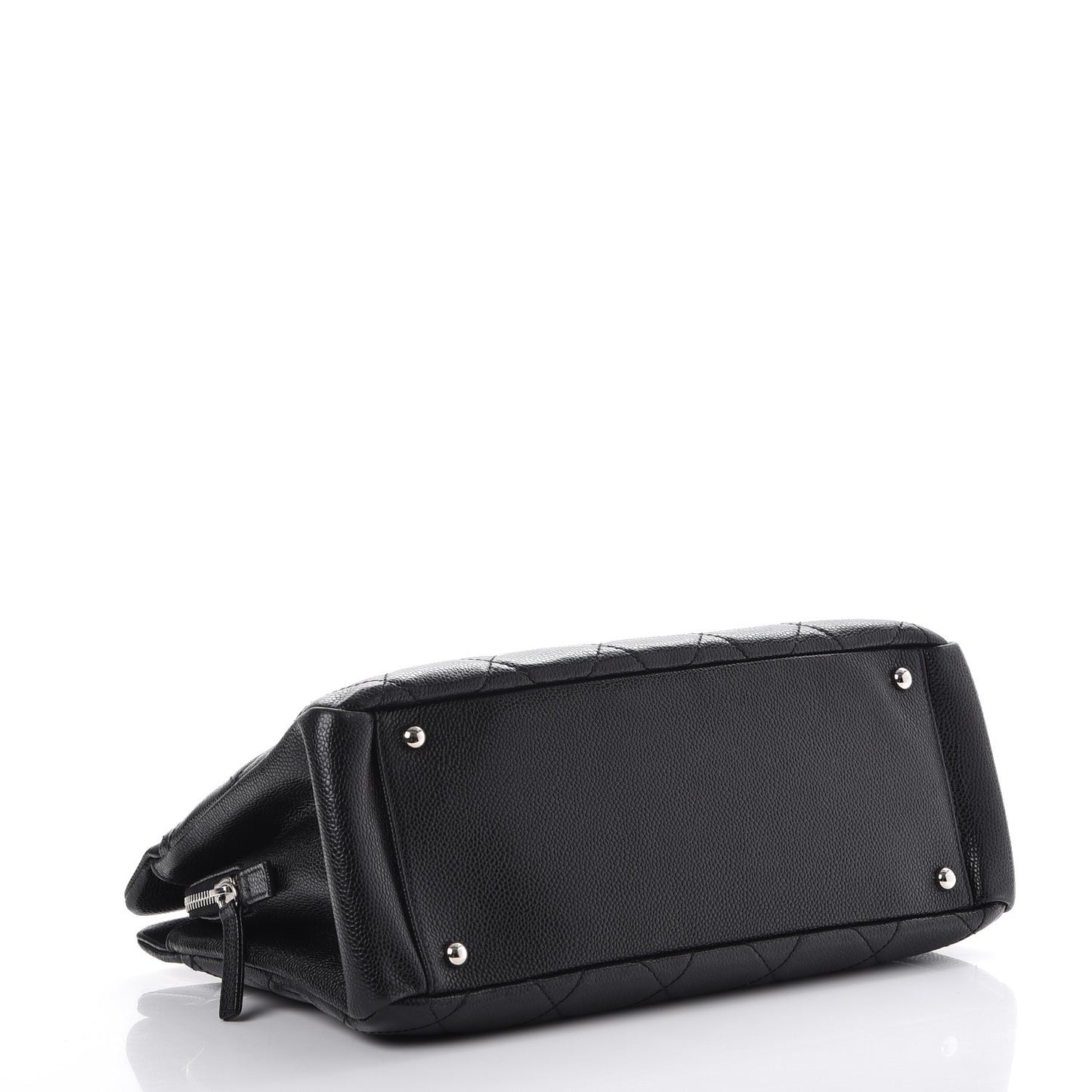 Caviar Quilted Timeless CC Tote Black