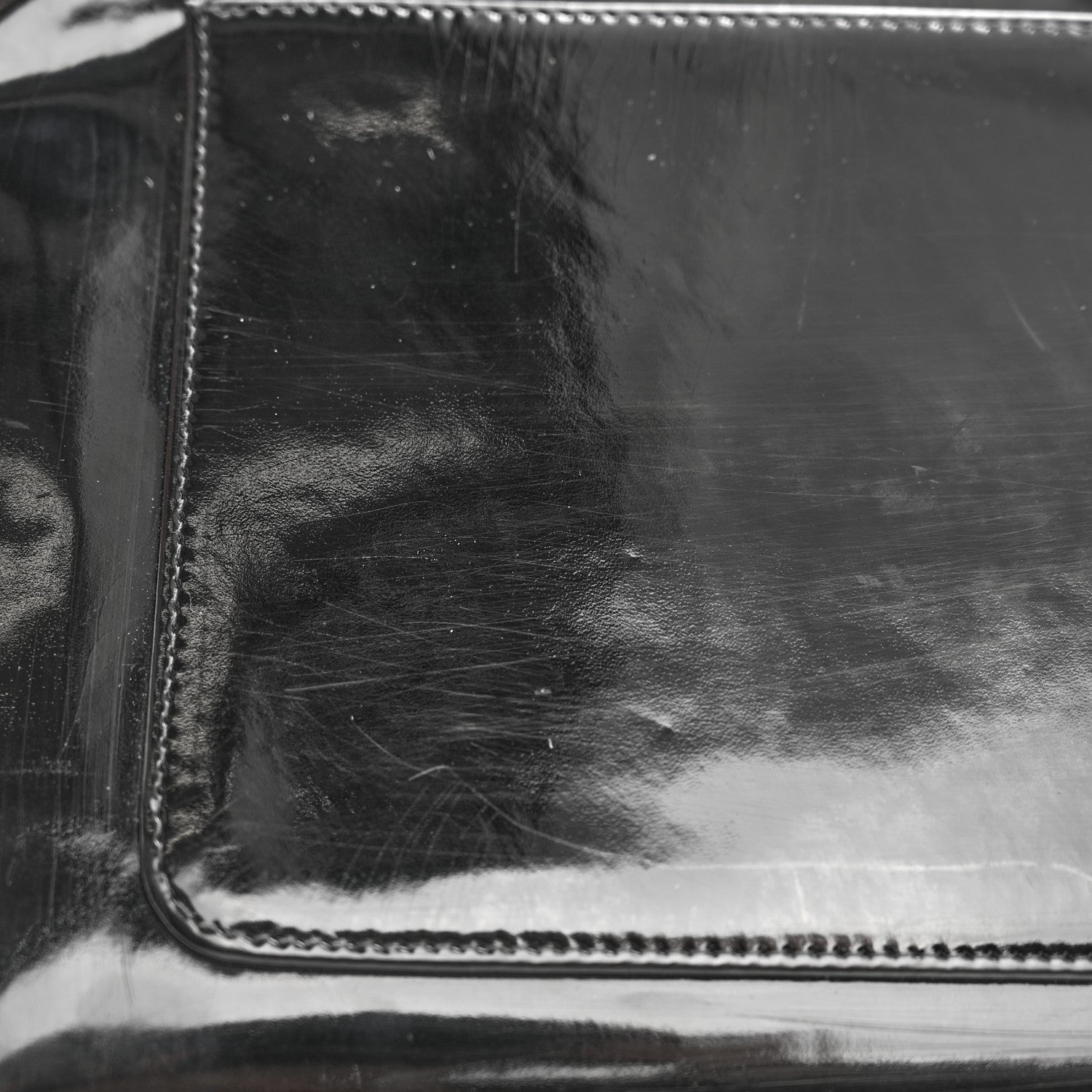 Chanel Patent Mademoiselle Tote Black 12 of 13